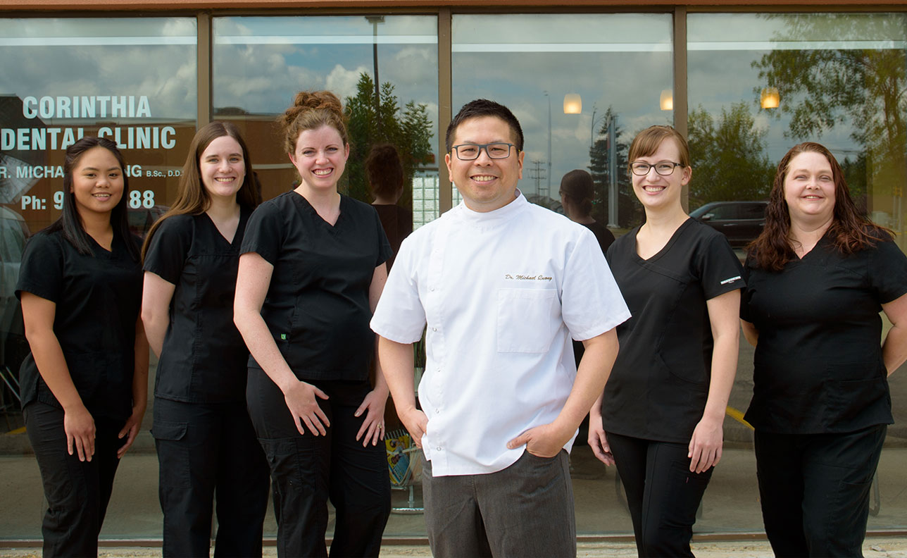 Corinthia Dental Clinic | Leduc Dentist | Team Banner